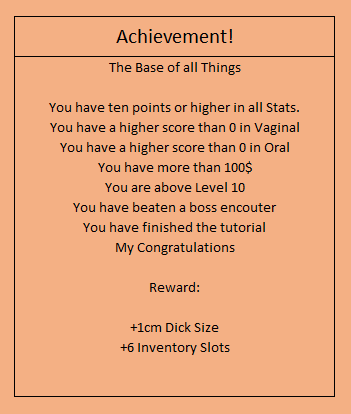 Achievement: The Base of all Things